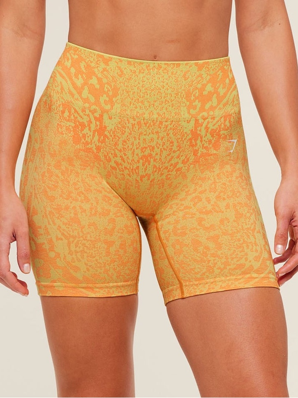 Gymshark sorbete yellow adapt animal x Whitney shorts